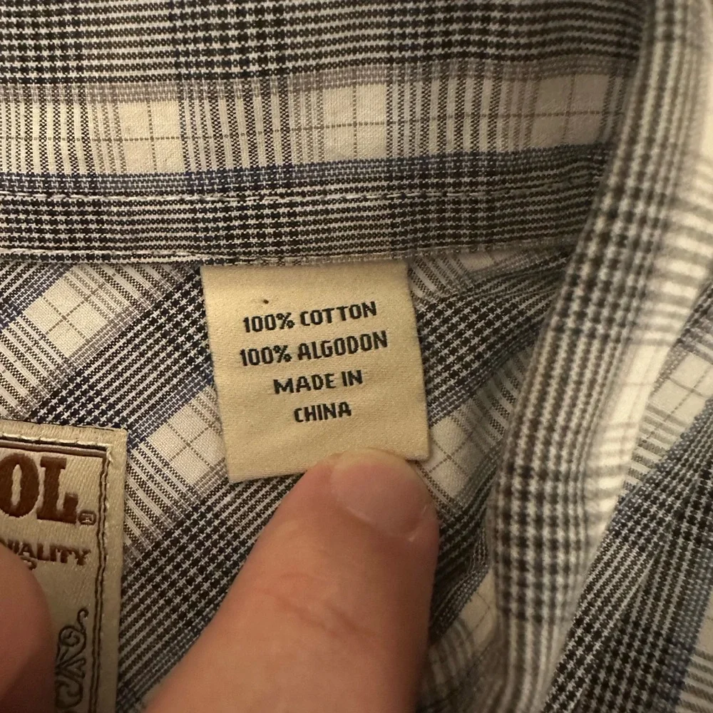 Resistol Long Sleeve Button Up Shirt Size‎ L Great Condition